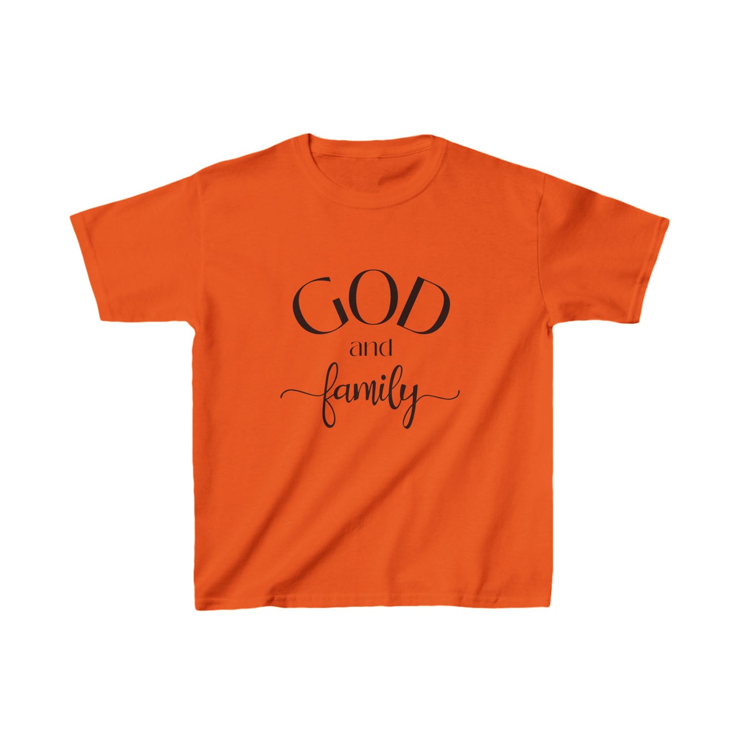 God and Family Kids Heavy Cotton™ Tee