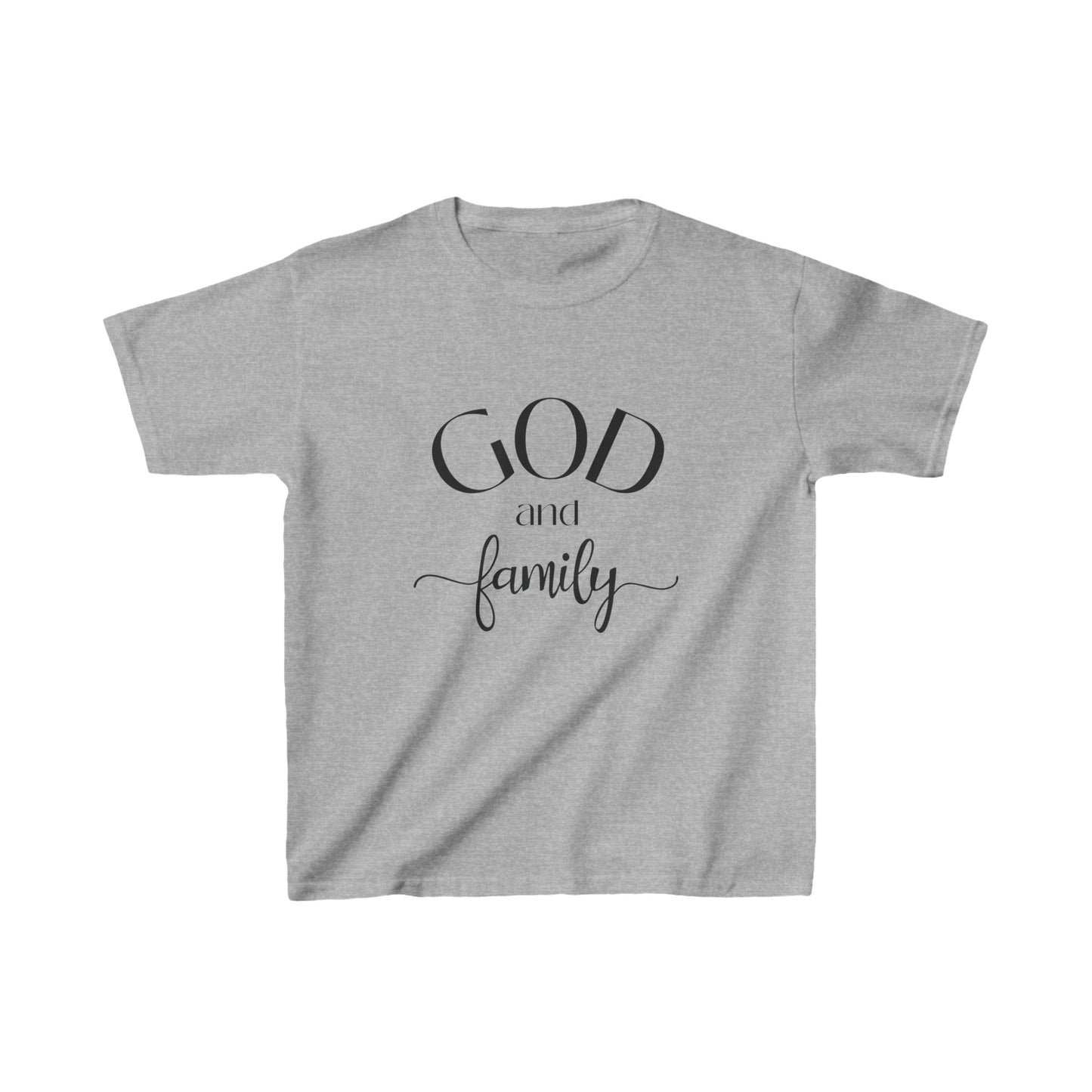 God and Family Kids Heavy Cotton™ Tee