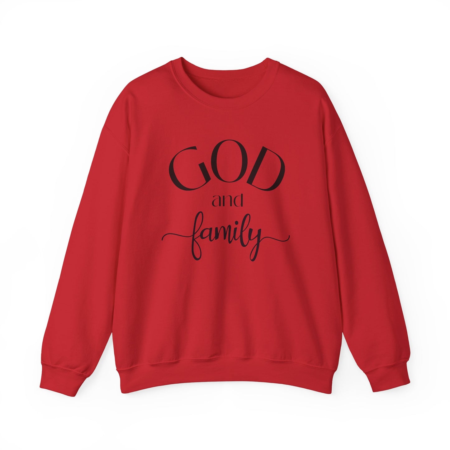 God and FamilyUnisex Heavy Blend™ Crewneck Sweatshirt