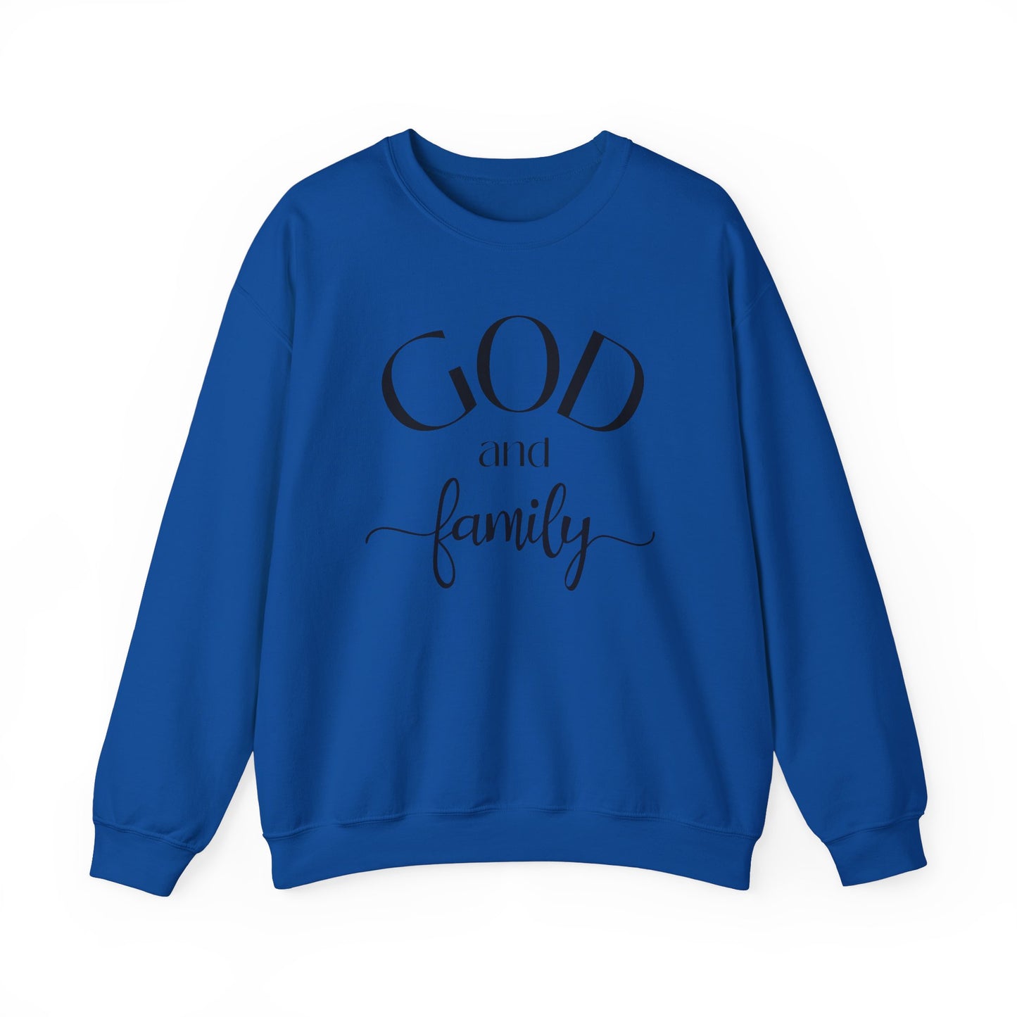 God and FamilyUnisex Heavy Blend™ Crewneck Sweatshirt
