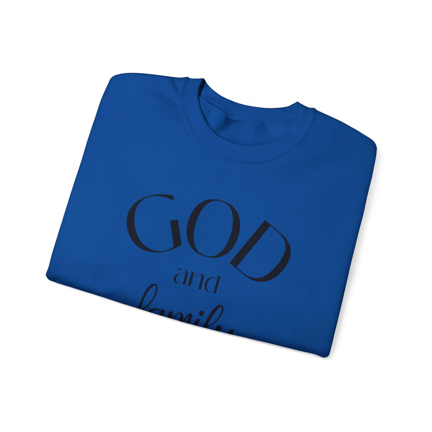 God and FamilyUnisex Heavy Blend™ Crewneck Sweatshirt