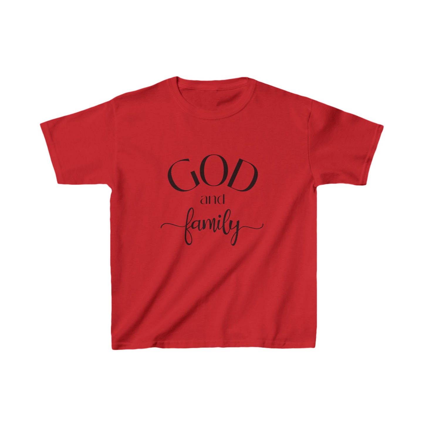 God and Family Kids Heavy Cotton™ Tee