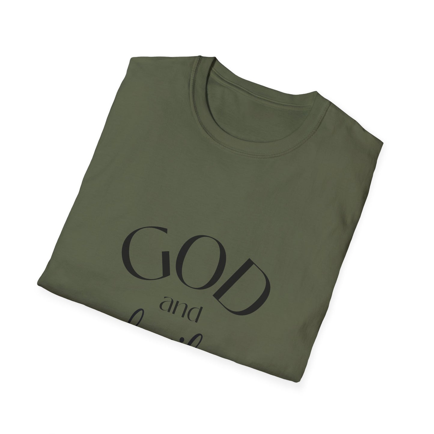 God and Family T-Shirt — Faith-Based Family Tee Soft Style