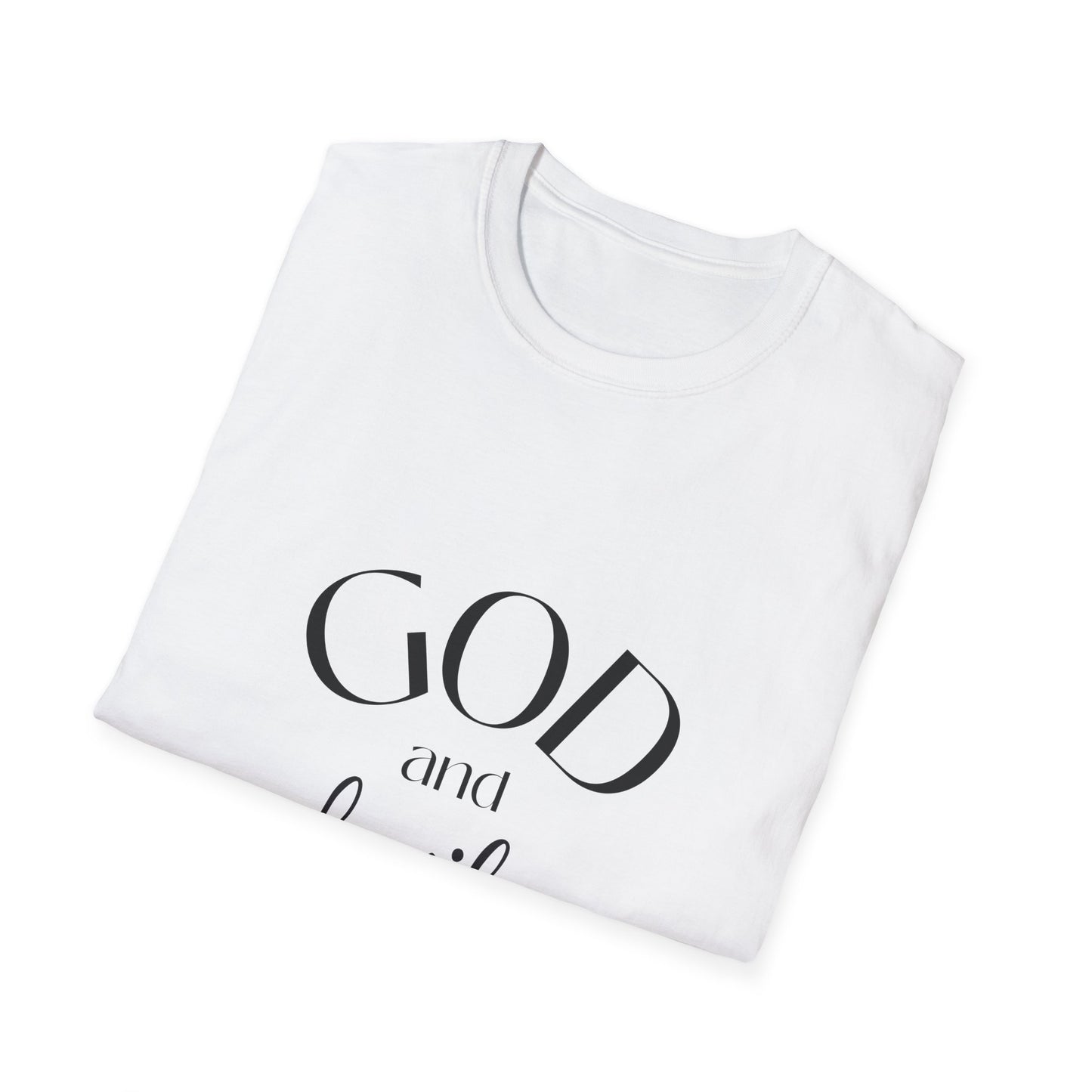 God and Family T-Shirt — Faith-Based Family Tee Soft Style