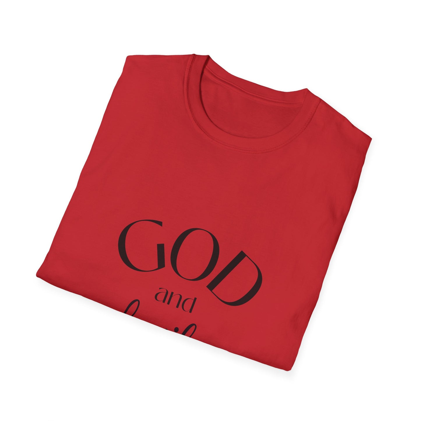 God and Family T-Shirt — Faith-Based Family Tee Soft Style