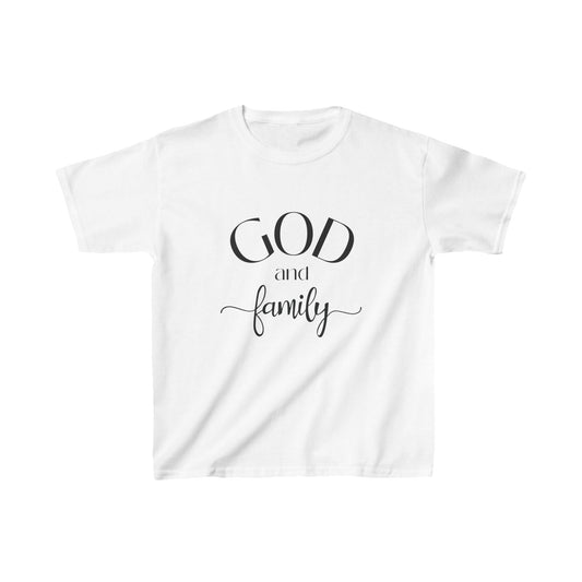 God and Family Kids Heavy Cotton™ Tee