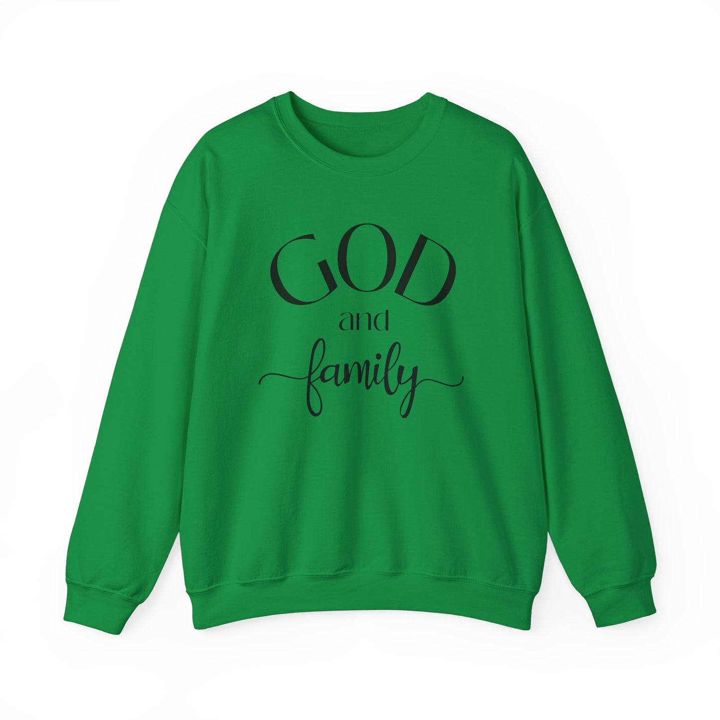 God and  FamilyUnisex Heavy Blend™ Crewneck Sweatshirt