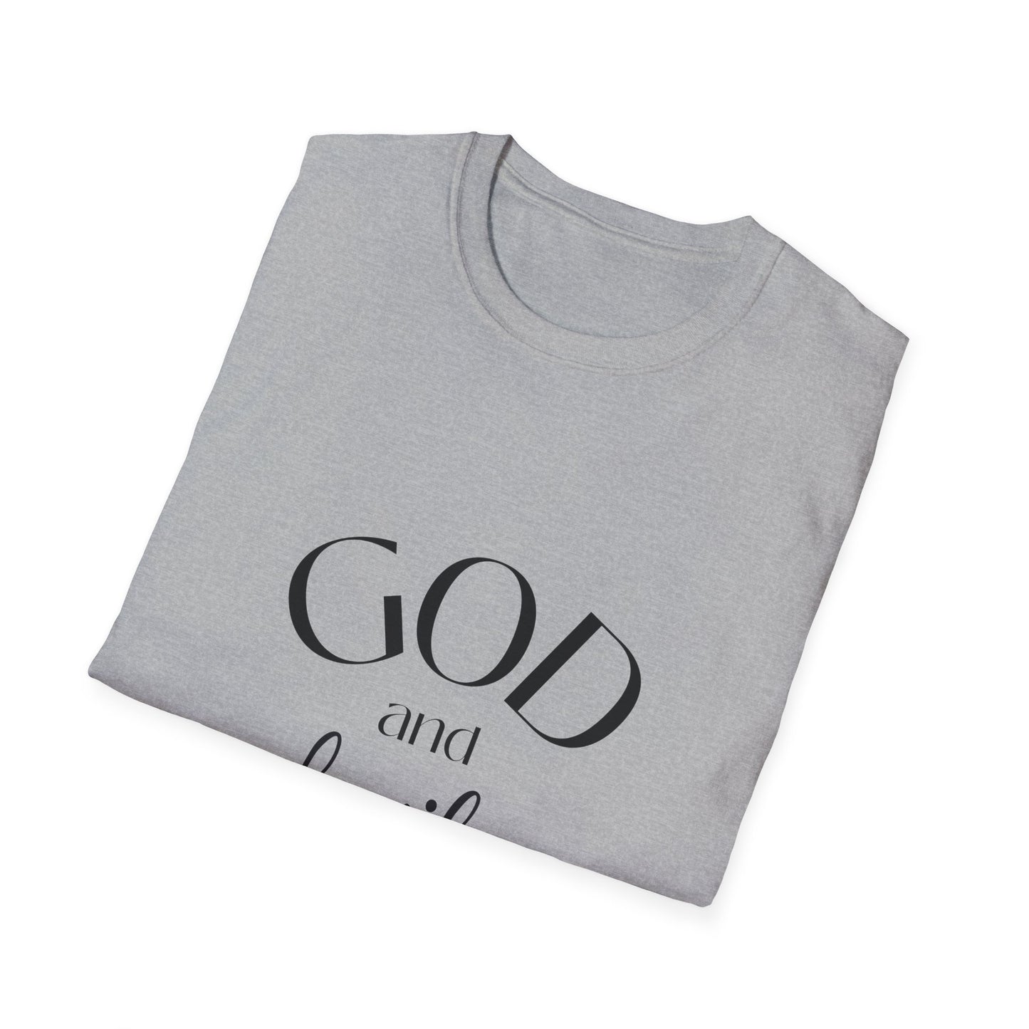 God and Family T-Shirt — Faith-Based Family Tee Soft Style