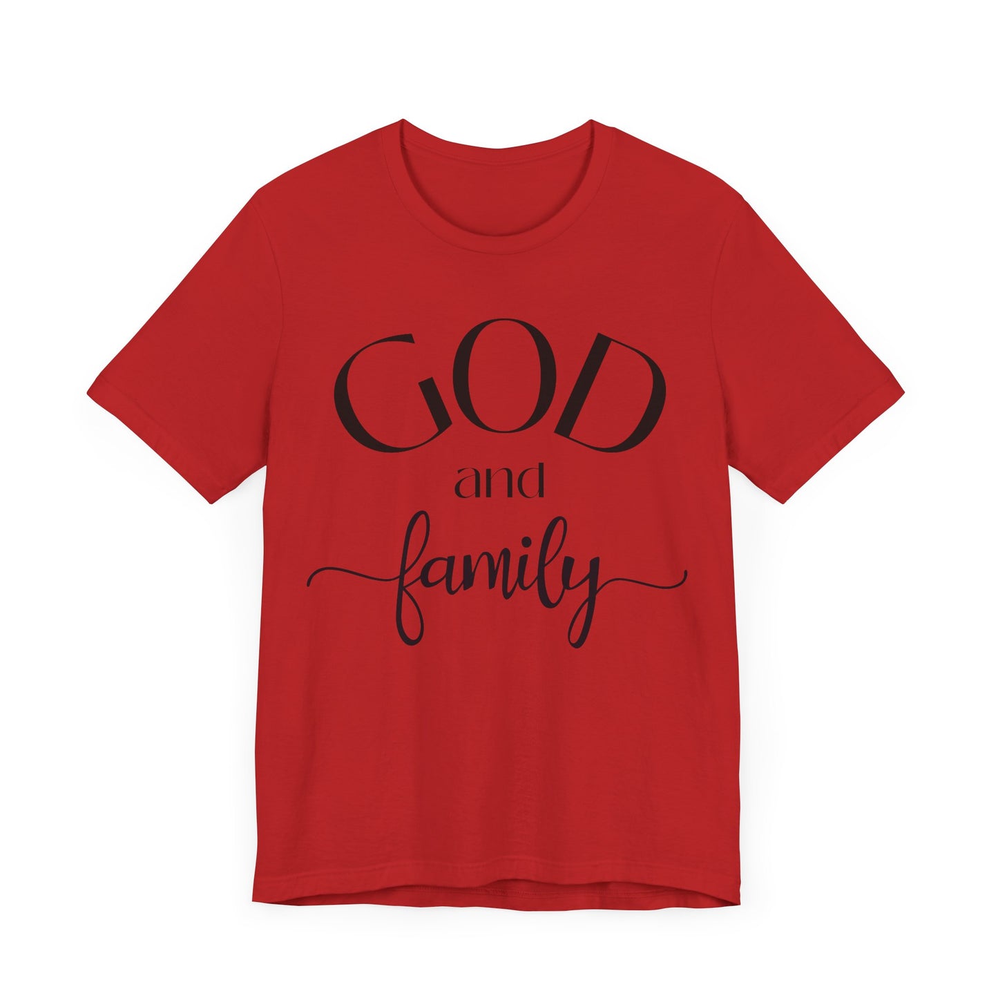 God and Family Women's Short Sleeve Tee